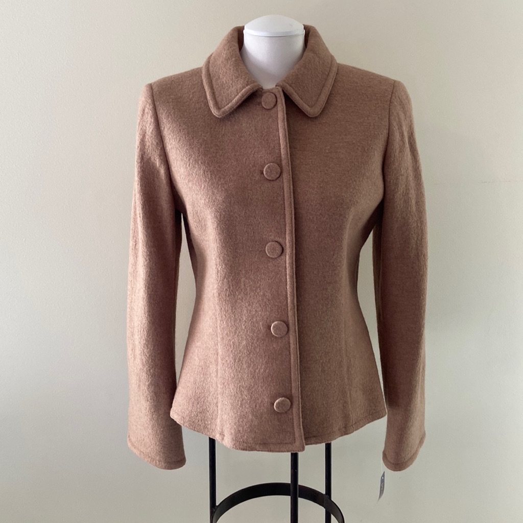 Pendleton Tan Wool Jacket Medium Nwt